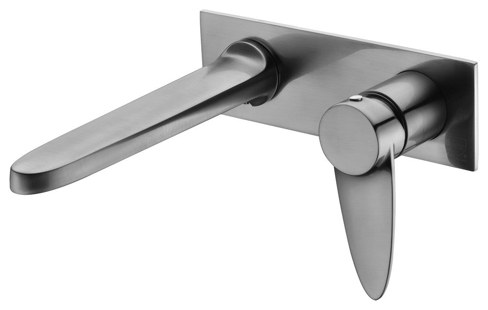 AB1772-BN Brushed Nickel Wall Mounted Modern Bathroom Faucet