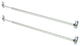 Round Sash Rod 8MM, 28-48", Set of 2