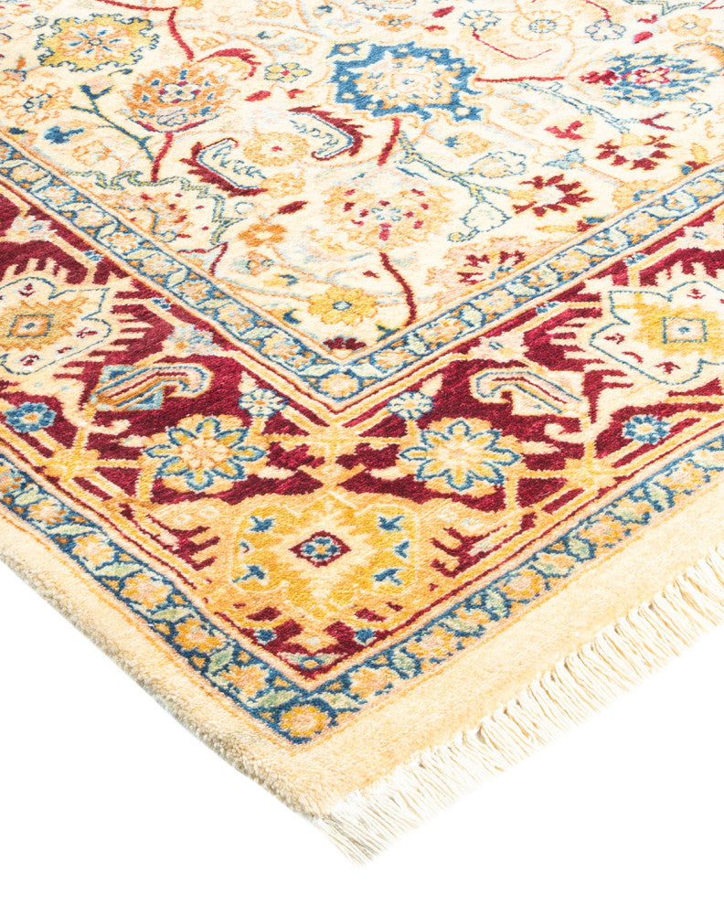 MOGUL, Hand Knotted Area Rug 6' 3" X 4' 1"