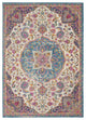 5' X 7' Pink And Green Dhurrie Area Rug