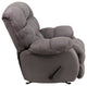 Contemporary Softsuede Graphite Microfiber Rocker Recliner