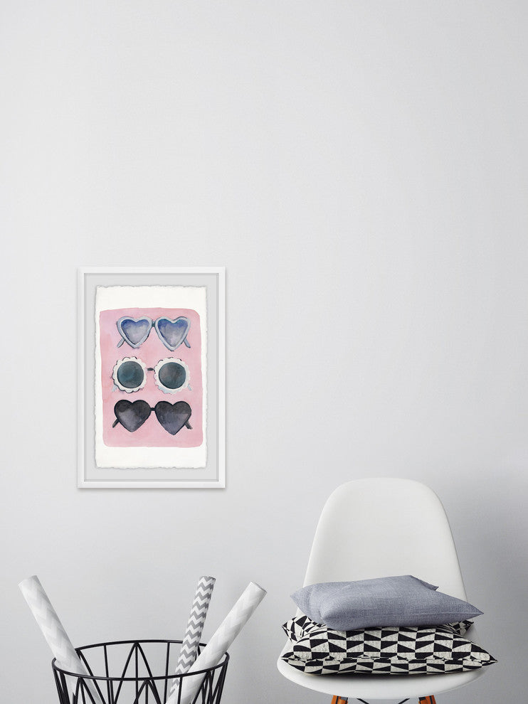 "Sunglass Fun" Framed Painting Print, 20"x30"