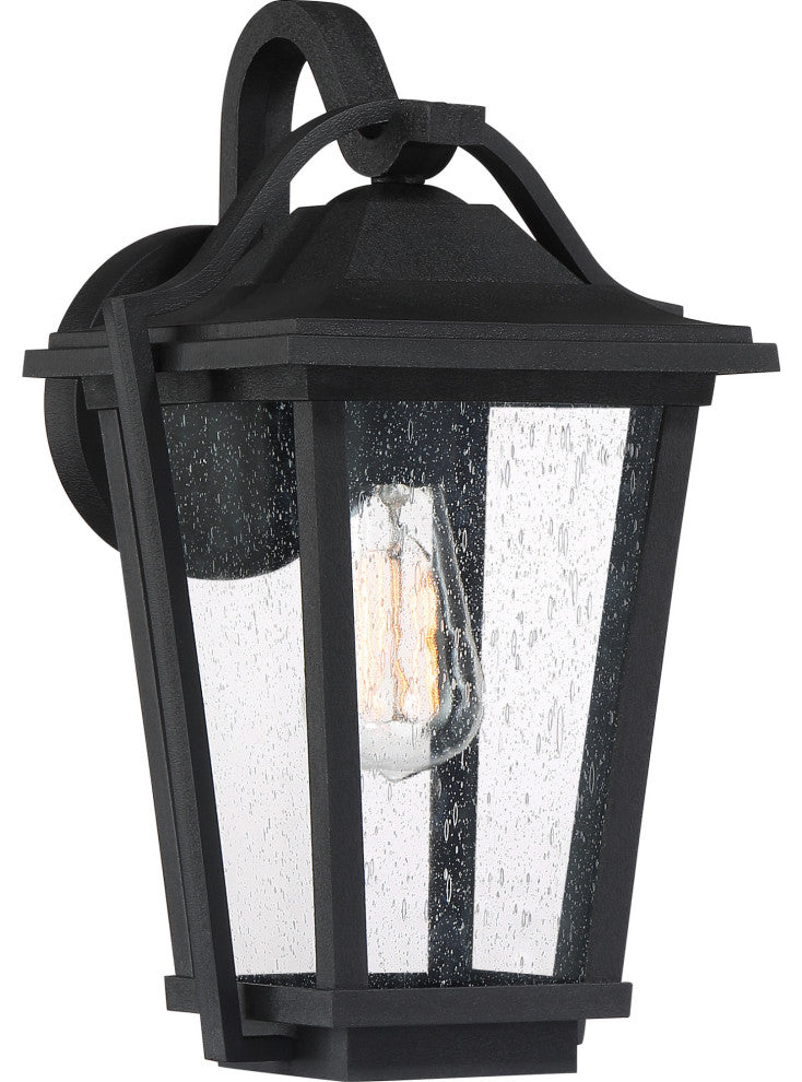 Quoizel DRS8409 Darius 1 Light 15" Tall Outdoor Wall Sconce - Earth Black
