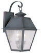 Mansfield Outdoor Wall Lantern, Charcoal