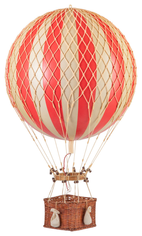 True Red Jules Verne Hot Air Balloon