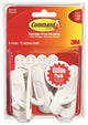 Command 17001-VP-6PK Medium Utility Hook Value Pack, White, 6 Pack