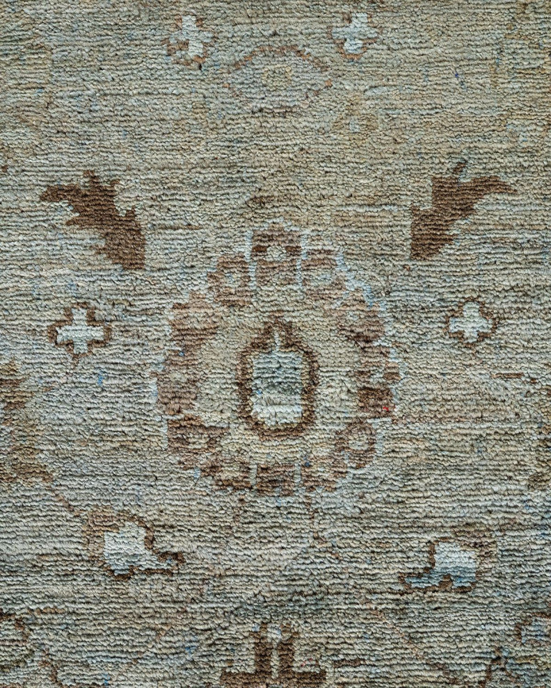 Vibrance, One-of-a-Kind Hand-Knotted Area Rug Gray, 3'10"x5'10"