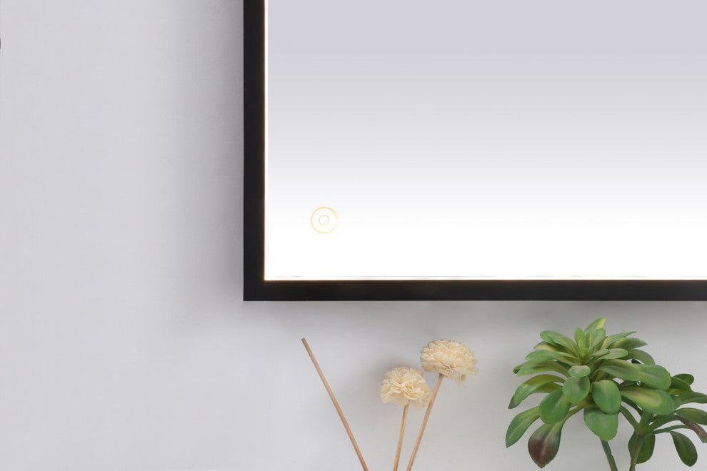 Modern Black Led Mirror