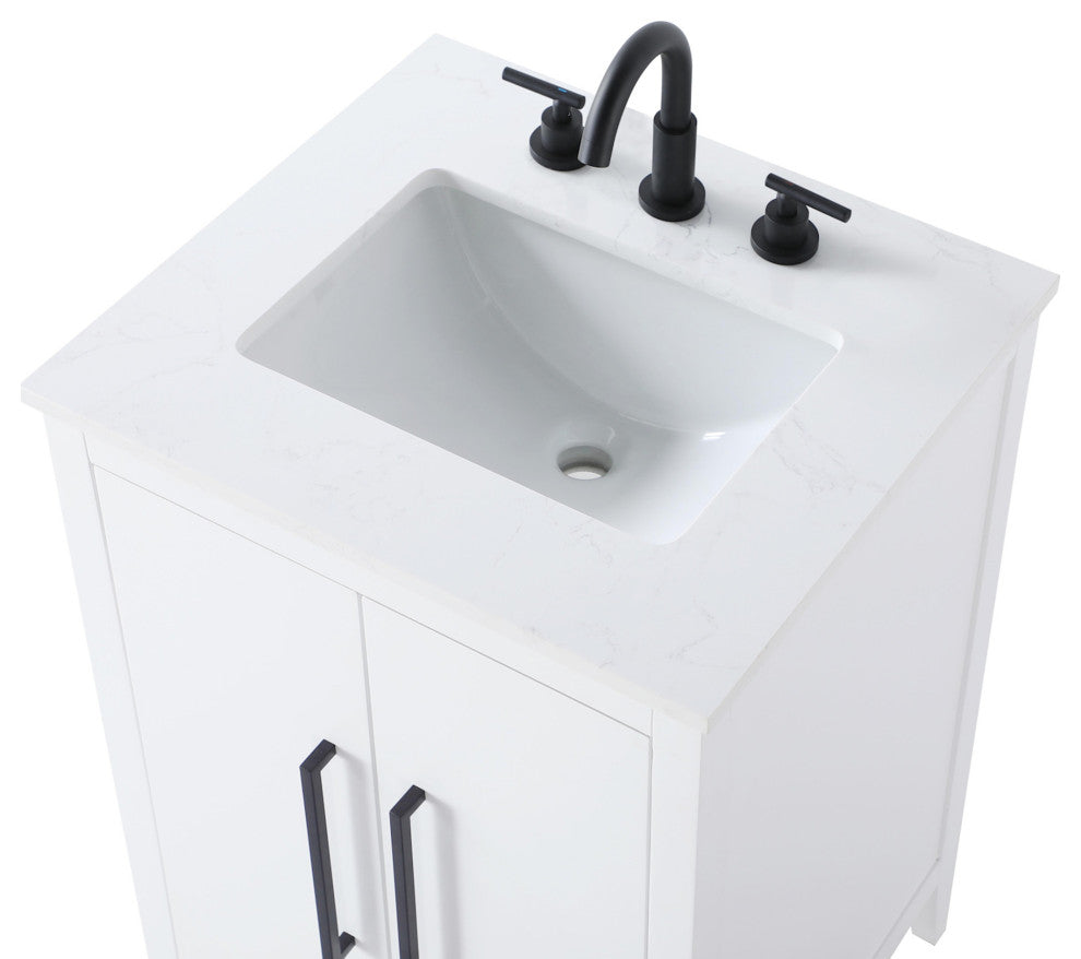 Elegant Lighting VF29324 Millie 24" - Chestnut Brown