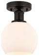 Innovations 616-1F-OB-G121-6 1 Light Semi-Flush Mount, Oil Rubbed Bronze