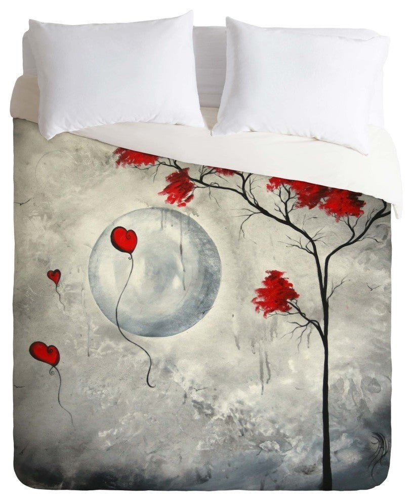 Deny Designs madart inc Far Side Of The Moon Duvet Cover - Lightweight