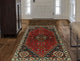 Fine Vintage Distressed Sadiki Red Rug