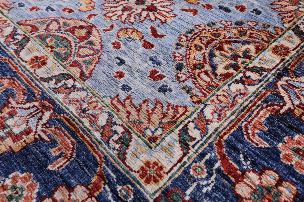Persian Tabriz Hand-Knotted Wool Rug 6' 10" X 9' 11" Q11298