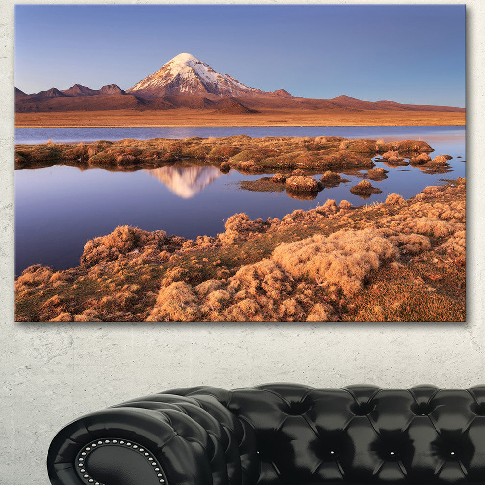 Sajama National Park Bolivia, Large Landscape Canvas Art, 40"x30"