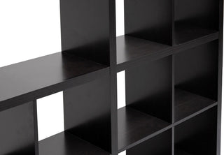 Dark Brown Cube Shelving Unit