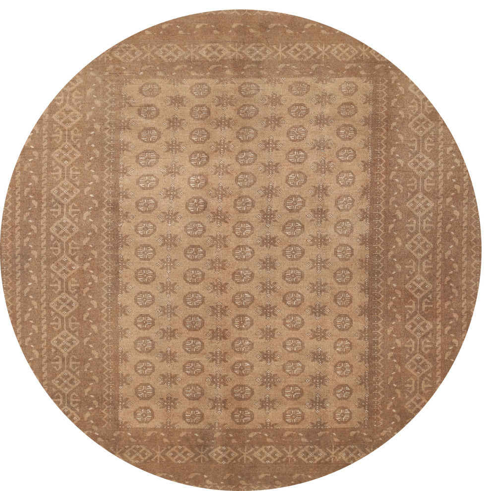 Ahgly Company Indoor Round Traditional Area Rugs, 4' Round