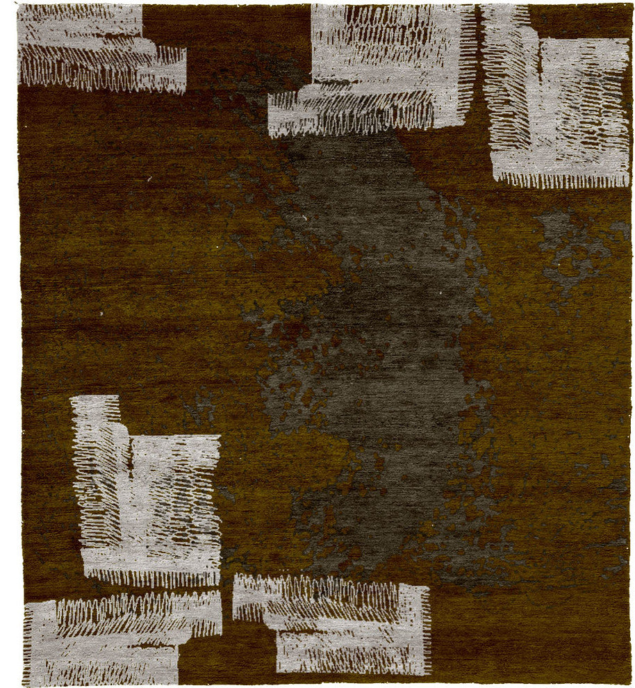 Espoir B Hand Knotted Tibetan Rug, 6' Round