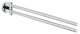 Grohe 40 371 1 Essentials 18" Double Towel Bar - Starlight Chrome