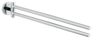Grohe 40 371 1 Essentials 18" Double Towel Bar - Starlight Chrome