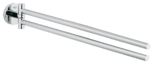 Grohe 40 371 1 Essentials 18" Double Towel Bar - Starlight Chrome