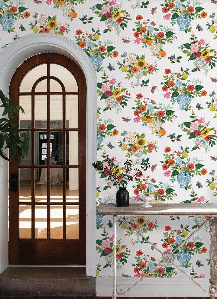 Flower Studies Bright Wallpaper