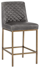 Leighland Stool, Overcast Gray, Counter Height