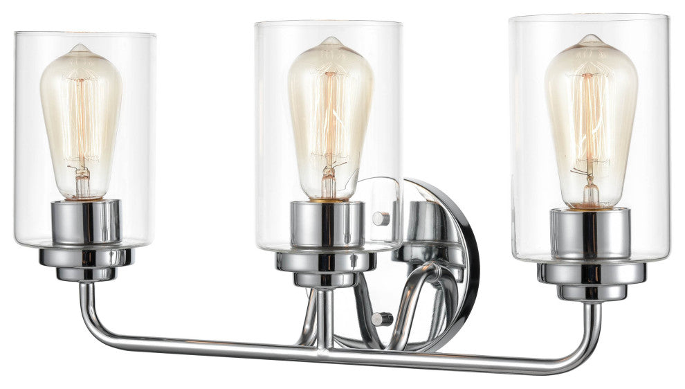 3 Light 18" Chrome Vanity Light