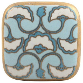 Set of Four Square Ceramic Drawer Knob