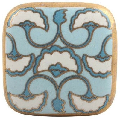 Set of Four Square Ceramic Drawer Knob