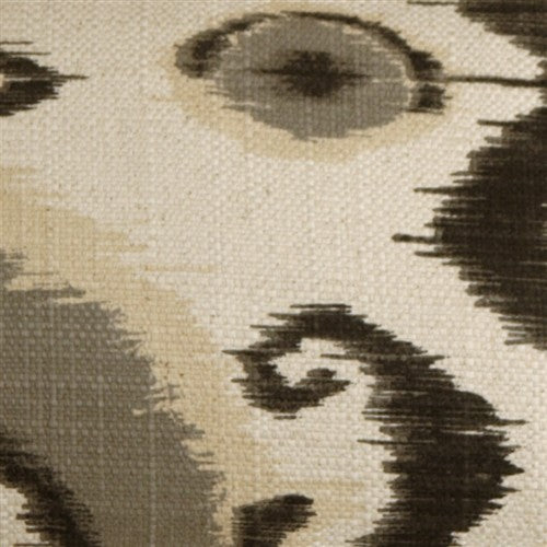 Pillow Decor - Bold Gray Ikat 12 x 20 Decorative Pillow