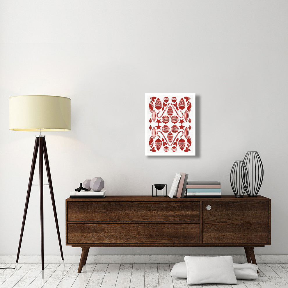 "Christmas Otomi III" Digital Paper Print by Elyse DeNeige, 22"x26"