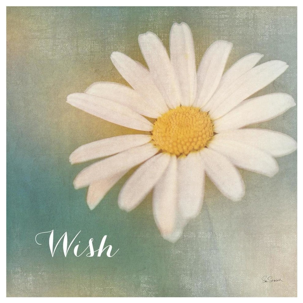 "Daisy Wishes" Digital Paper Print by Sue Schlabach, 42"x42"
