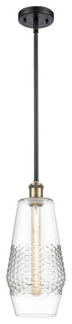 Innovations 516-1S-BAB-G682-7 1-Light Mini Pendant, Black Antique Brass