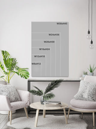 "Winter Deer" Framed Painting Print, 8x12