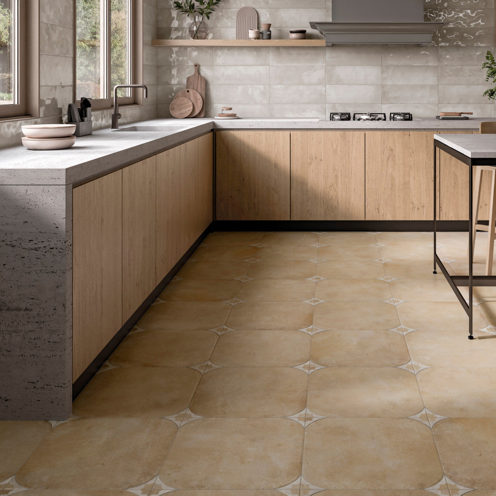 Tetuan Arena Porcelain Floor and Wall Tile, Arena