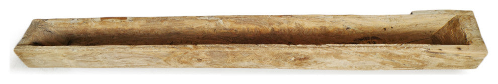 Consigned Old Narrow Wood Trough 2