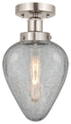 Geneseo 1-Light 6" Semi-Flush Mount Brushed Satin Nickel