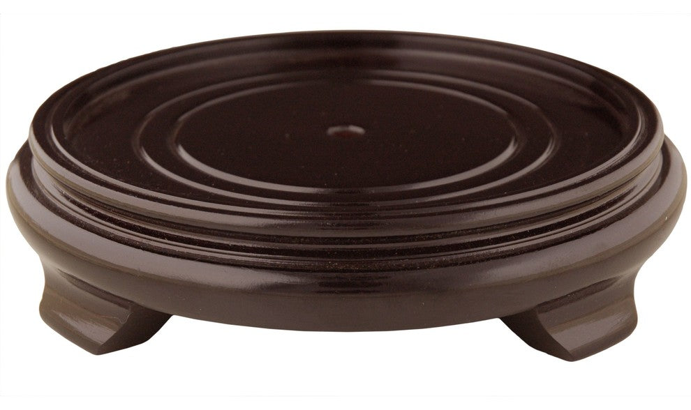 Rosewood Pedestal Stand, 10" Base Diameter