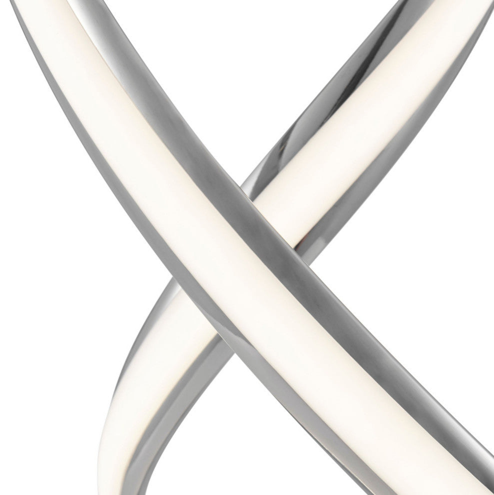 Ellis Touch Dimmable Integrated LED Chrome Table Lamp