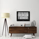 "Colorado Black and White Map" Fine Art Print