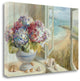 "Coastal Hydrangea Wag" By Danhui Nai, Giclee Print on Gallery Wrap Canvas