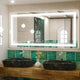 LED Bathroom Mirror, Anti-Fog Memory Dimmable IP54 Waterproof, 48"x24"