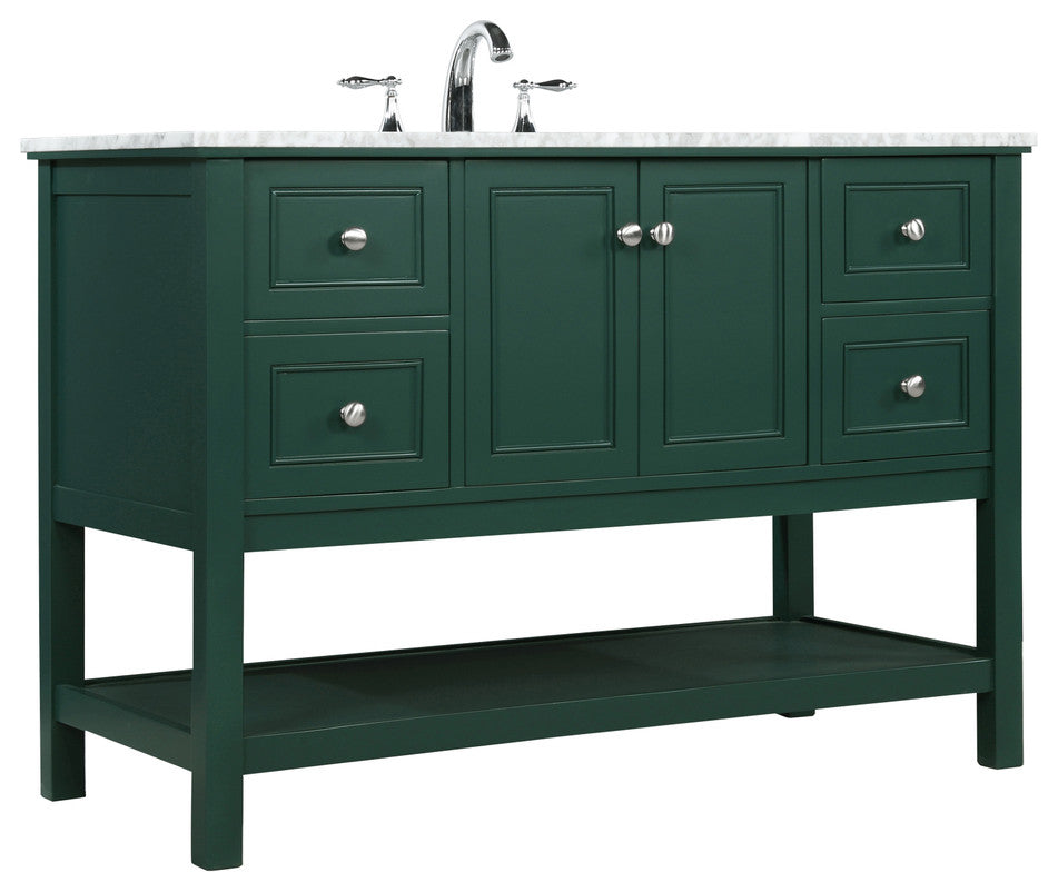 Matilda 48" Single Bathroom Vanity, Green