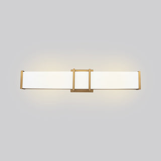 1-Light, 26W LED Vanity Light, Brushed Gold/Acrylic Shade