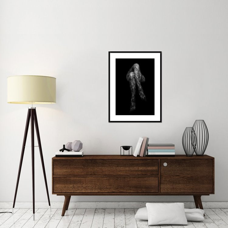 "Stockings" Framed Digital Print by Nandor Laszlo, 28"x38"