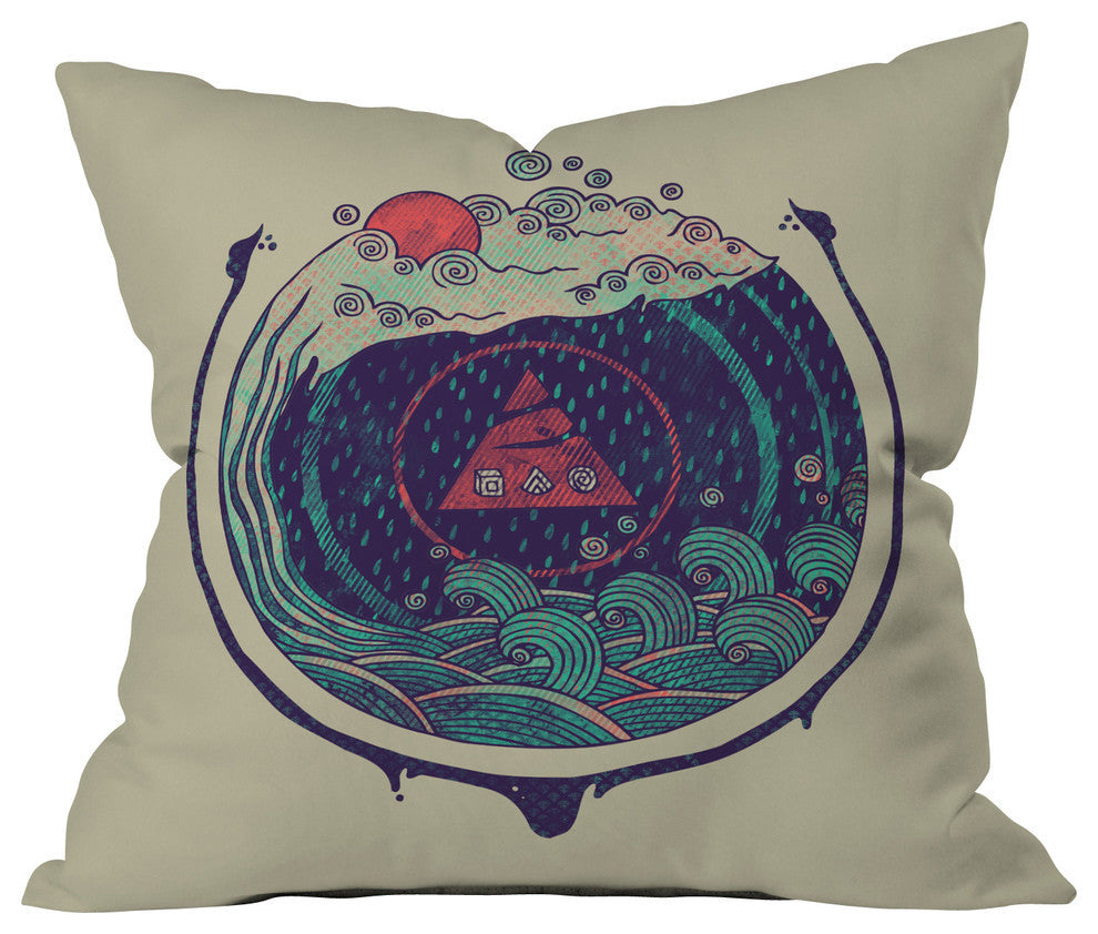 Deny Designs Hector Mansilla Water Outdoor Throw Pillow