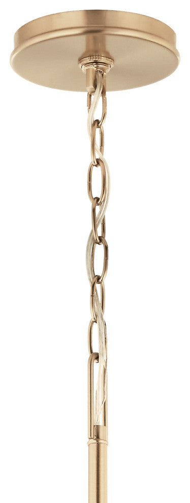 Malene Chandelier, Champagne Bronze, 42 Inch