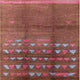 Ahgly Company Indoor Square Mid-Century Modern Area Rugs, 5' Square