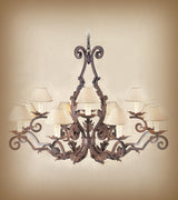 Metepec Wrought Iron Chandelier