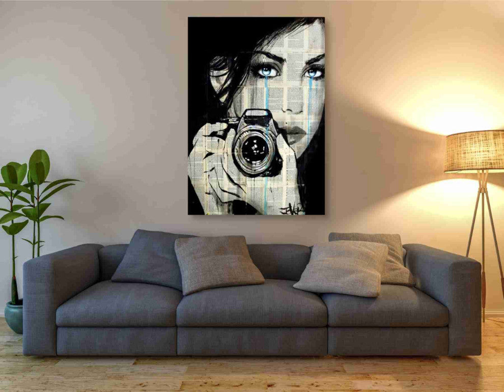 Epic Graffiti "Caught" by Loui Jover, Giclee Canvas Wall Art, 40"x60"